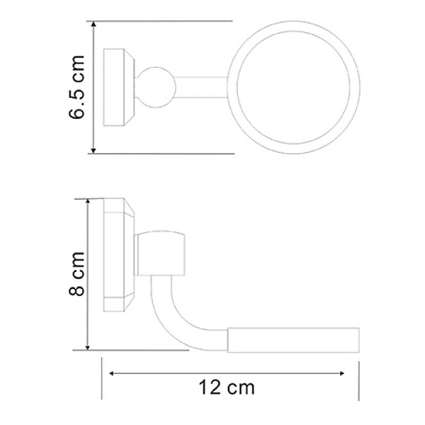 Запасной двойной держатель WasserKraft Oder C175