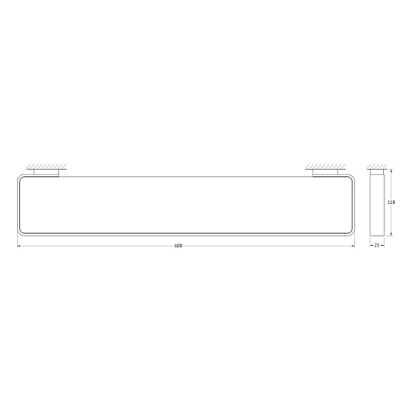 Полка Artwelle Regen 832760A