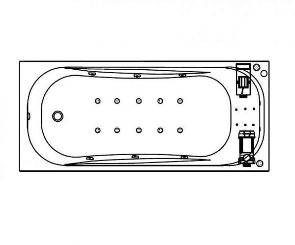 Акриловая ванна Kolpa-San String Magic 170х75