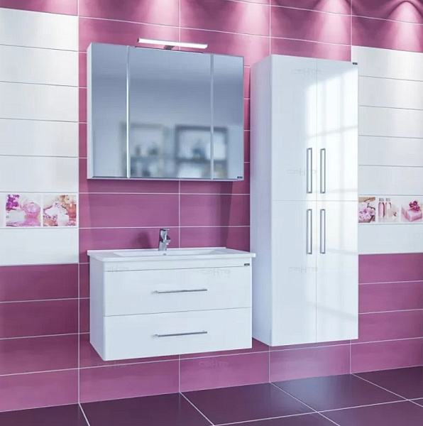 Тумба с раковиной подвесная СаНта Вегас 85 226033