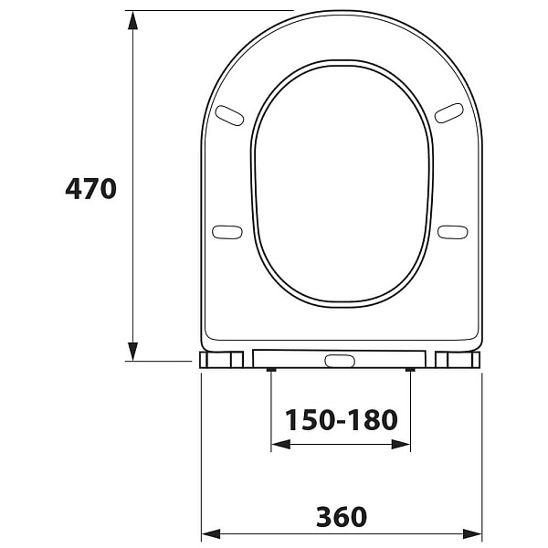 Крышка с сиденьем DP микролифт для унитаза OWLT190101 Eld Cirkel-H