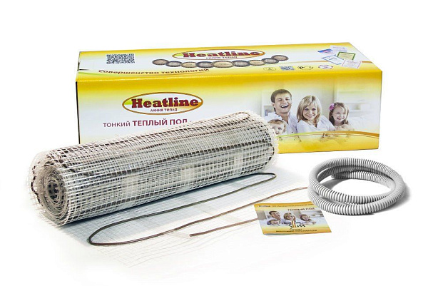 Мат нагрев"HEATLINE" SLIM двухжильный (1,5 м2) MS-225-1,5