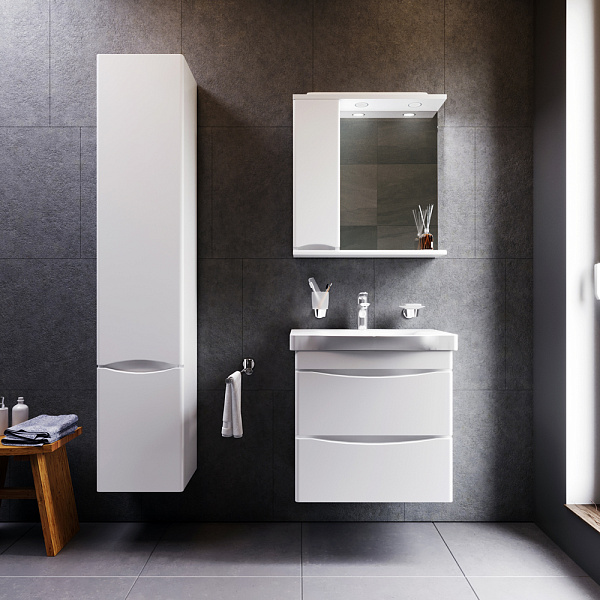 Зеркало-шкаф AM.PM Like 65 M80MPL0651WG L белый глянец