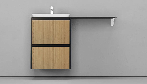 Тумба с раковиной подвесная Velvex Klaufs 56*60.2Y