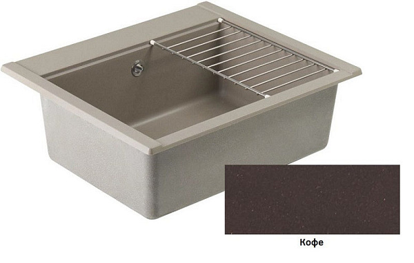 Кухонная мойка Aquaton Делия 60 1A715232LD280 кофе