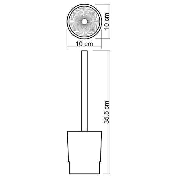 Запасная щетка для туалетного ершика WasserKraft C182