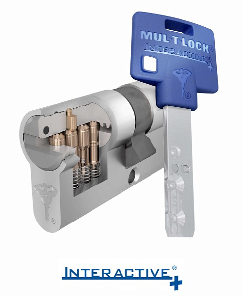 Цилиндровый механизм Mul-T-Lock Interactive+ 35x50 ключ-ключ