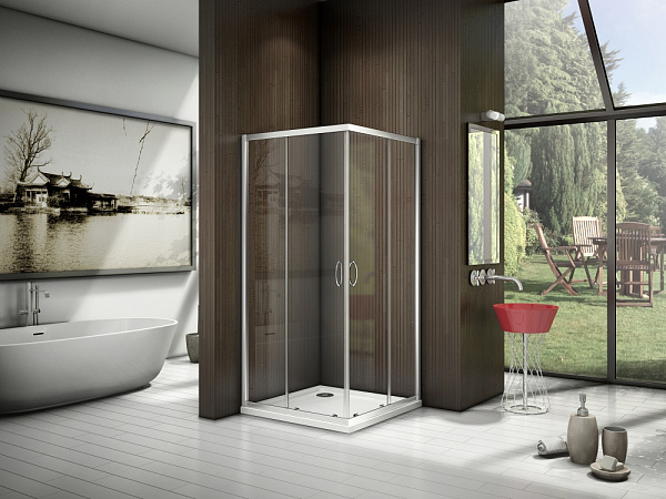 Душевой уголок Good Door Latte CR-90-C-WE