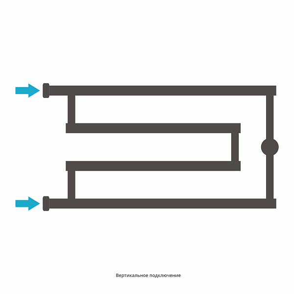 Полотенцесушитель СУНЕРЖА High-Tech model "G" 320x650