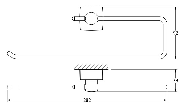 Держатель бумажного полотенца FBS Esperado ESP 023