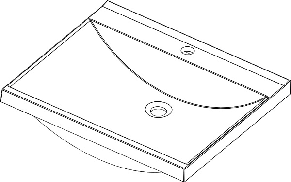 Мебель для ванной Aquanet "Нота 58" белый