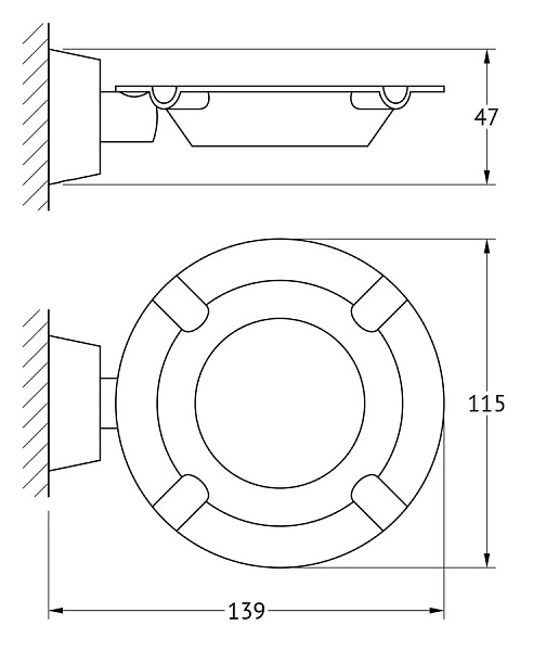 Пепельница FBS VIZ 018