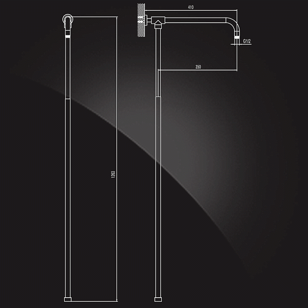 Труба душевая Elghansa Unit SB-2A