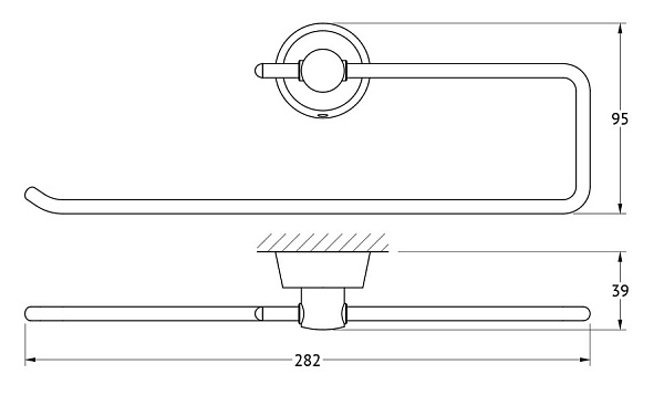 Держатель бумажного полотенца FBS Vizovice VIZ 023