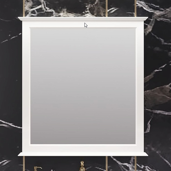 Зеркало Opadiris "Кантара 85"слоновая кость