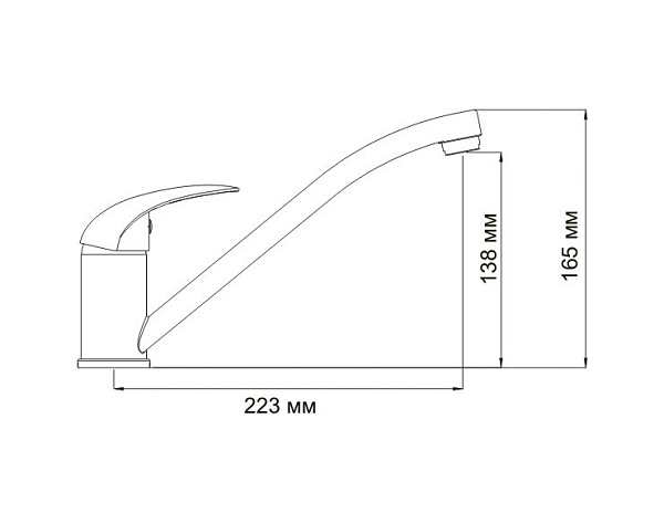 Смеситель для кухни WasserKraft Isen 2607