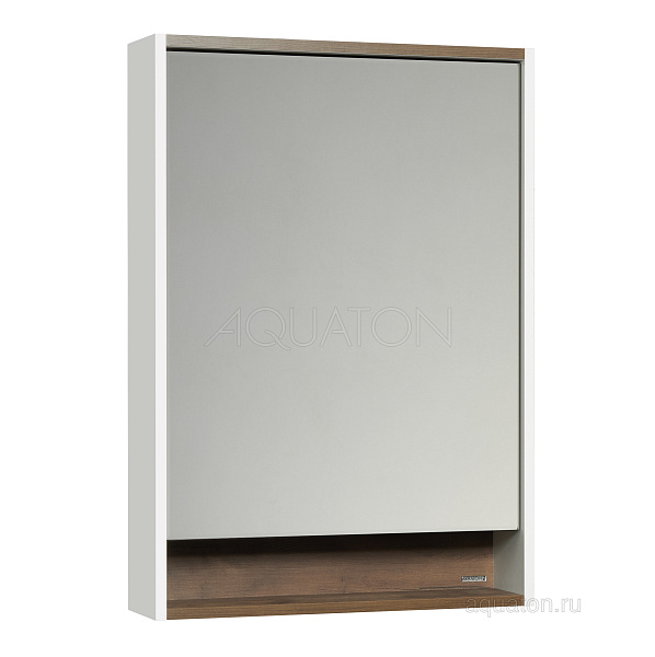 Зеркало-шкаф Aquaton "Капри 60" таксония темная