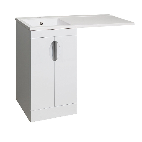 Тумба с раковиной Runo "Лира 45" L/R