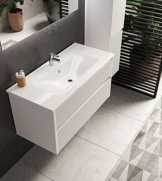 Тумба с раковиной подвесная Sanvit Рольф-2 90 см