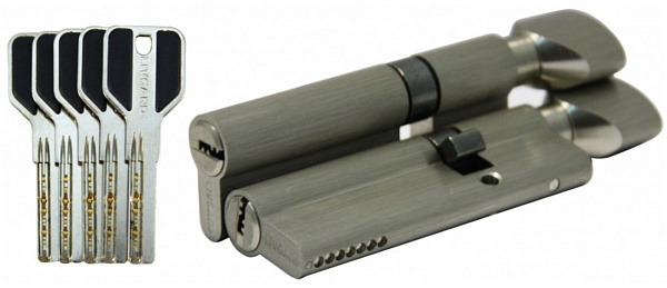 Цилиндровый механизм перфорированный MSM ключ-вертушка CW30/60mm