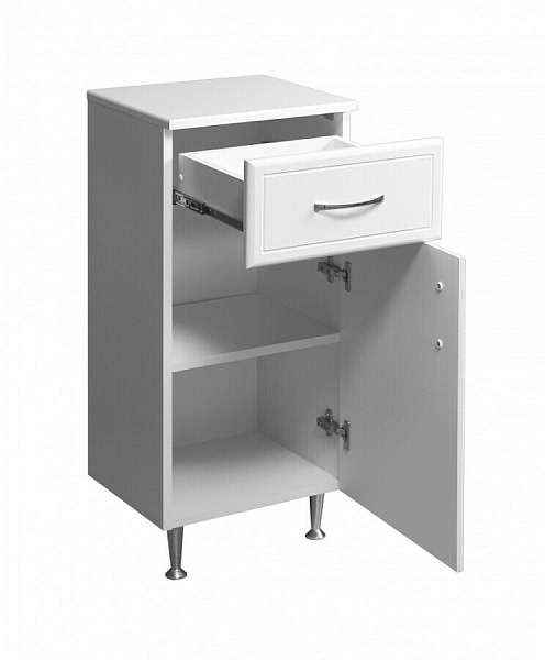 Тумба напольная Stella "Концепт 36" белая с б\к