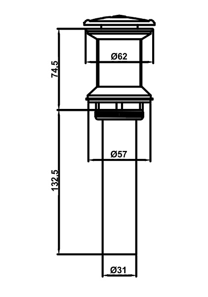 Донный клапан AltroBagno Antik 070203 Br