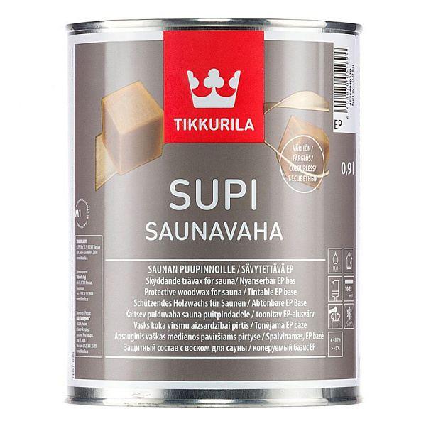 Воск Tikkurila Supi Saunavaha для сауны