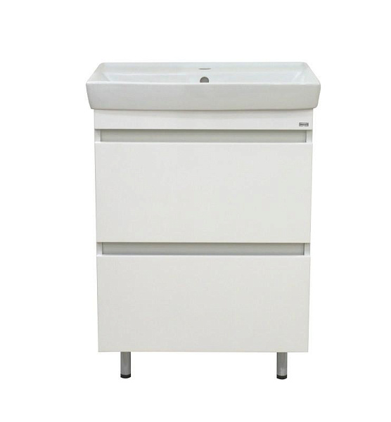 Тумба с раковиной Misty Енисей 50 2 ящика