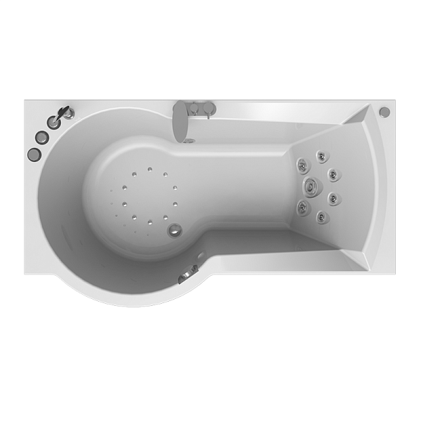 Акриловая ванна Radomir Валенсия 170х95 L