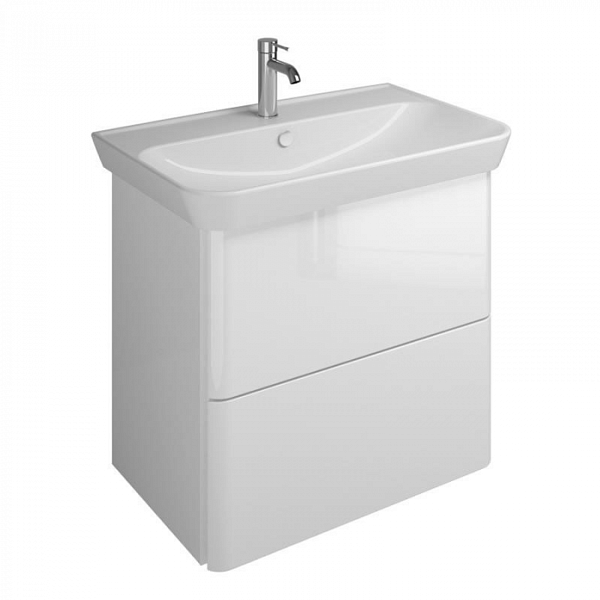 Тумба с раковиной Burgbad Iveo белая