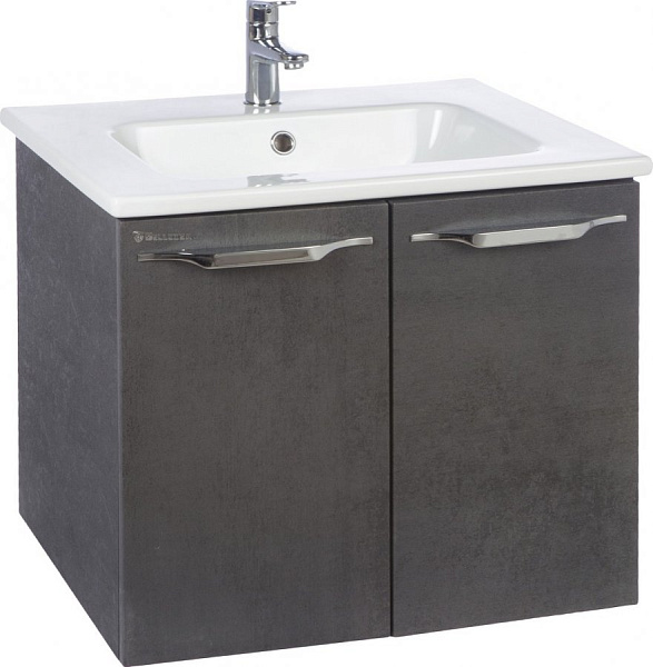 Тумба с раковиной Bellezza "Луиджи 60" серая