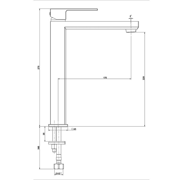 Смеситель для раковины Paini Grazia 21PZ205LL