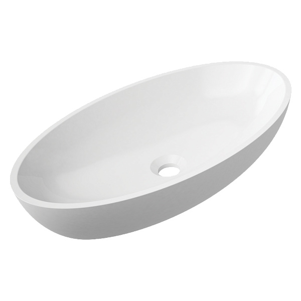 Раковина Omnires Siena SIENALUNBP 60x35 см белый глянец