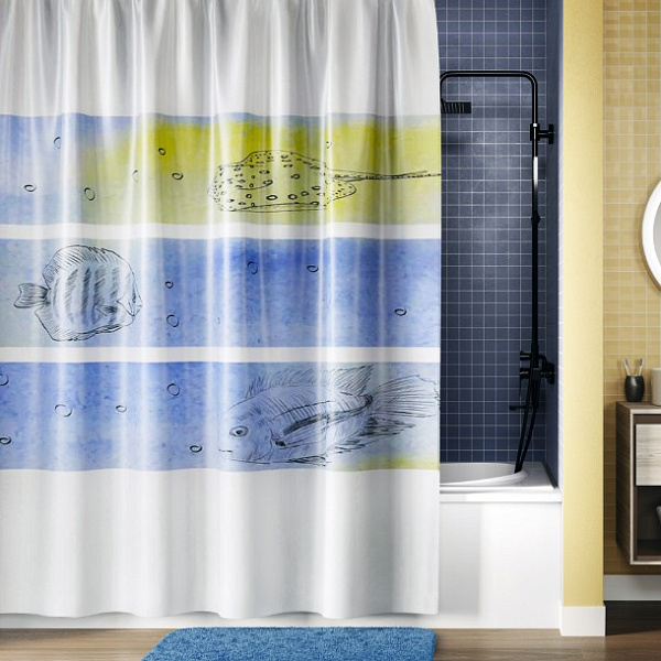 Шторка для ванны WasserKraft Inn SC-43101