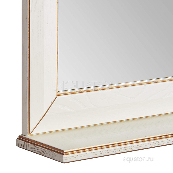 Зеркало Aquaton "Беатриче 105" слоновая кость с патиной
