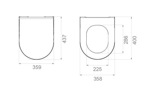 Крышка-сиденье Boheme Nero 966-W