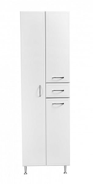 Шкаф-пенал напольный Stella "Концепт 54" белый 1 ящик