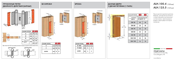 Дверная петля барная Armadillo Aldeghi ALH.125.5 CP хром