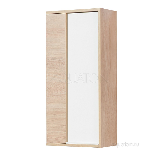 Настенный шкаф одностворчатый Aquaton "Бостон" дуб эврика