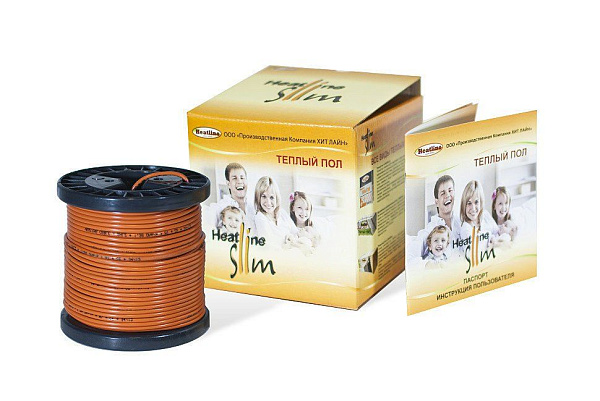 Кабель нагрев"HEATLINE" SLIM одножильный (0,8-1,3 м2) HL-SL1-150
