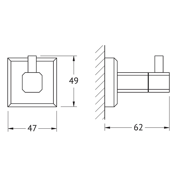 Крючок Artwelle Hagel 9915