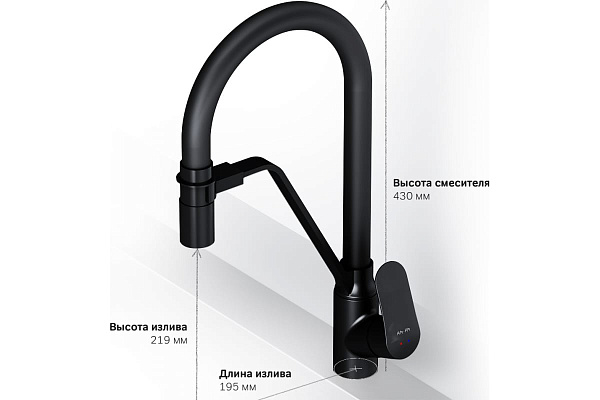 Смеситель для кухни AM.PM Like F8007822