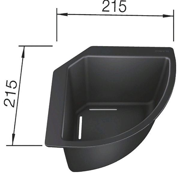 Коландер Blanco 235866 (угловой)