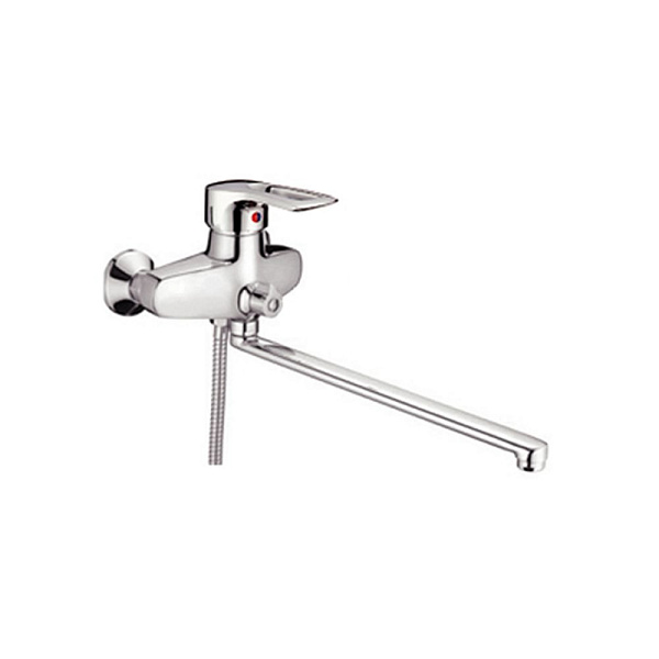 LB28877 Смеситель Lemen D40 для ванны, длинный нос, переключатель в корпусе кранбукса, картридж кера