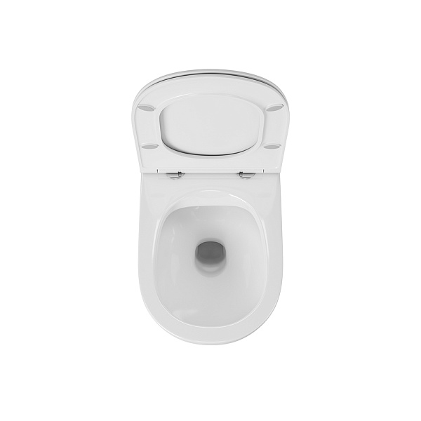 Унитаз подвесной безободковый OWL Vind Cirkel-H с сиденьем DP микролифт