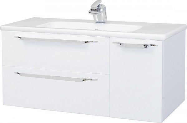 Тумба с раковиной Bellezza "Луиджи 100" белая 