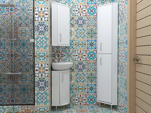 Настенный шкаф Stella "Концепт 36/80" белый