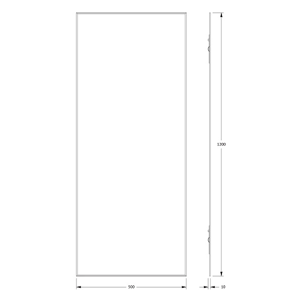 Зеркало с фацетом EVOFORM BY 0239