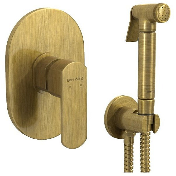 Смеситель для биде Bennberg 18K212 бронза