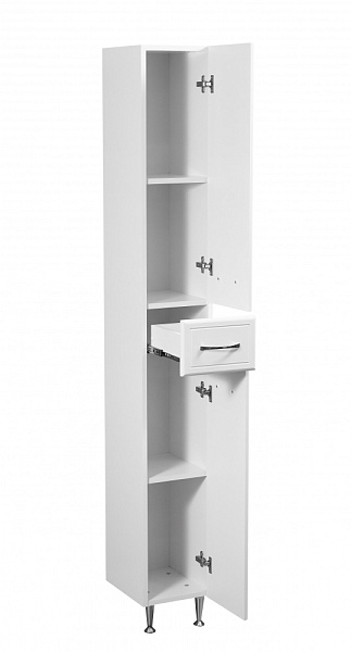 Шкаф-пенал напольный Stella "Концепт 24" белый